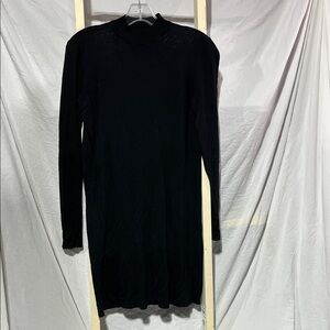 H&M Black Long Sleeve Dress